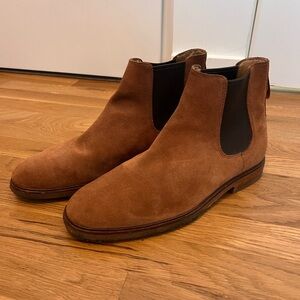 Clarks Men's Tan Chukka Boots , brown suede